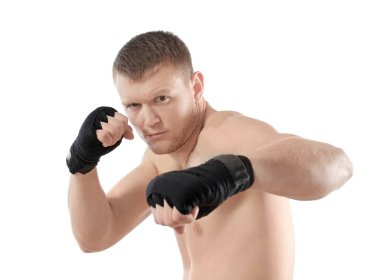 Çekici genç boksör