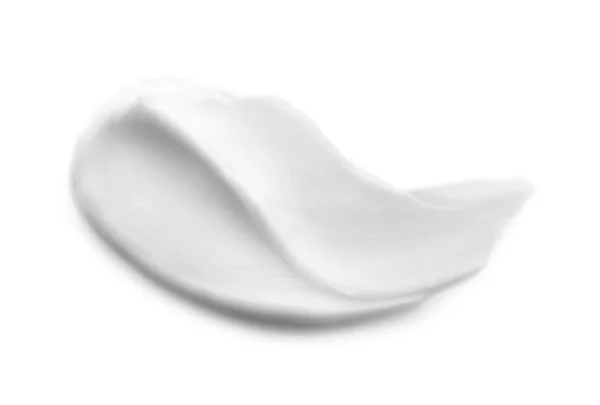 Sample of body cream on white background — Stock Photo, Image