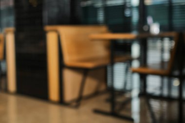 Restoran iç arka plan için bulanık bakış