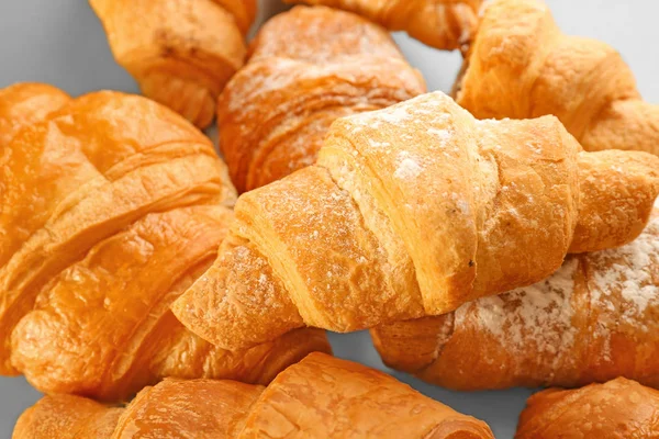 Halom Finom Édes Croissant Vértes — Stock Fotó