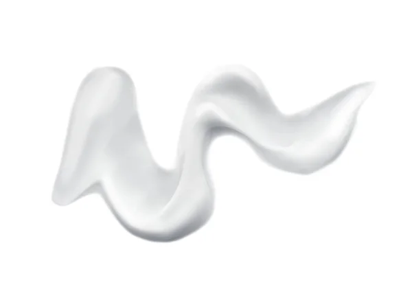 Sample of body cream on white background — Stock Photo, Image