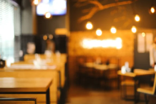 Blurred view of restaurant interior, abstract background