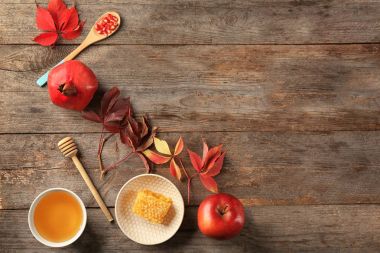 Rosh Hashanah tatil için kompozisyon