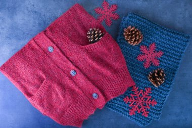 sıcak örme giysiler