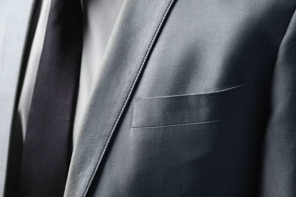 Elegant custom-made suit, closeup — Stock Photo, Image