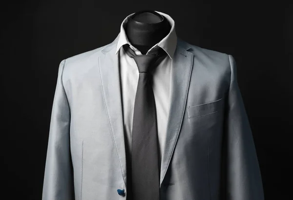 Custom-made suit on mannequin — Stock Photo, Image