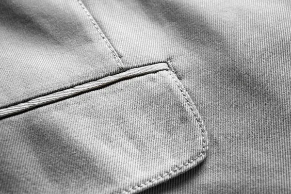 Pocket of elegant custom-made suit, closeup — Stock Photo, Image