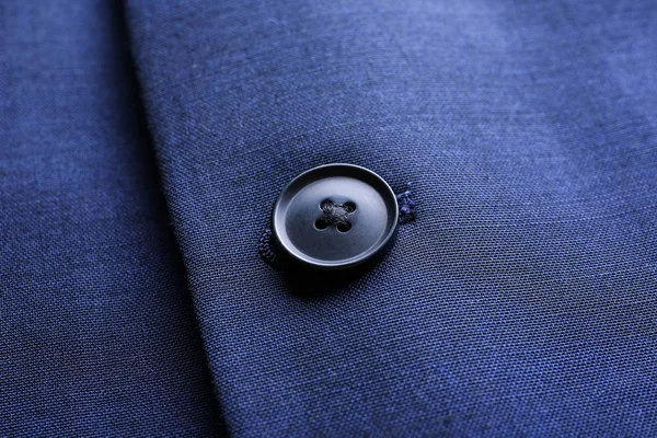 Elegant custom-made suit, closeup