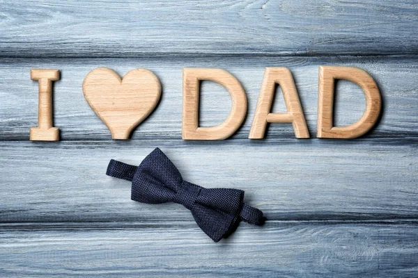 Festa del papà su sfondo di legno — Foto Stock