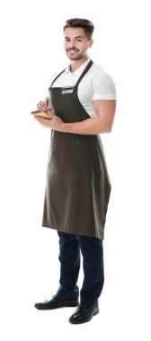 Garson siparişi beyaz zemin üzerine yazma