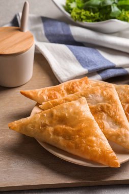 Lezzetli fırında samosas