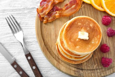 Lezzetli kahvaltı krep ile 