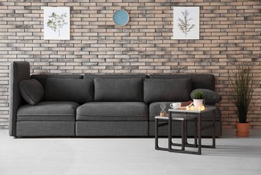 Modern oturma odası iç rahat ile