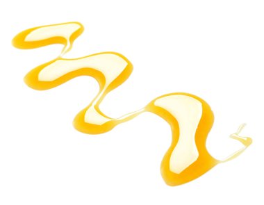 Beyaz zemin üzerine lezzetli tatlım