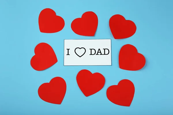 Greeting for Father\'s day with phrase \