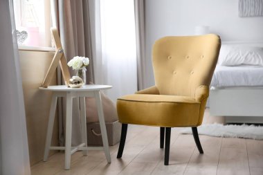 Rahat koltuk yatak odası iç