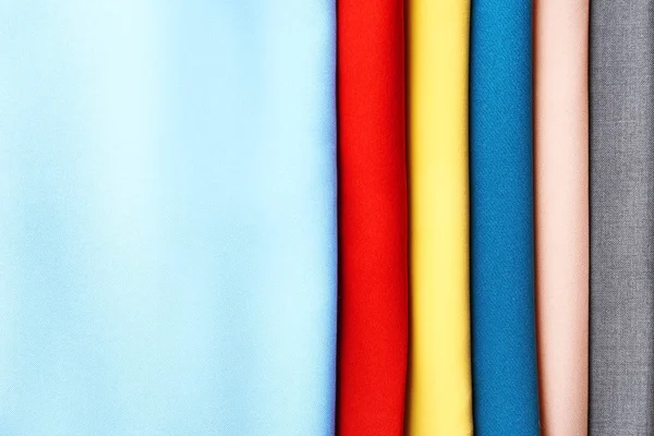 Campioni Tessuto Colorato Come Sfondo — Foto Stock