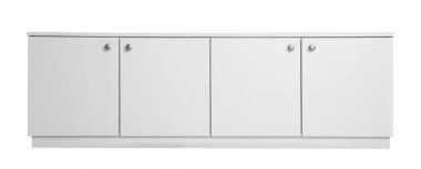 Beyaz arka plan üzerinde modern dolap