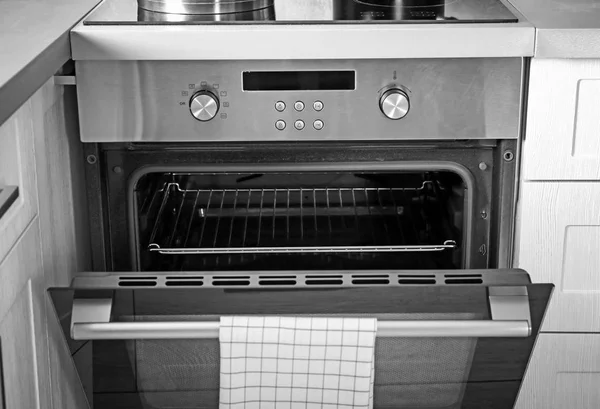 New electric oven in kitchen