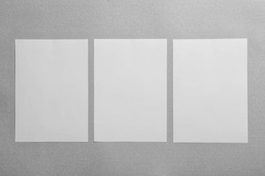 Boş resim kağıdım ışık arka plan üzerinde. Tasarım için alay