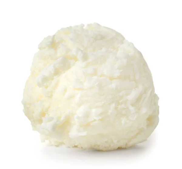 Ice Cream Ball White Background — Stock Photo, Image