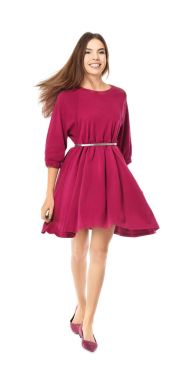 güzel genç gülümseyen kadın 