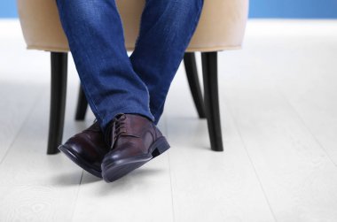 Adam zarif deri ayakkabı 