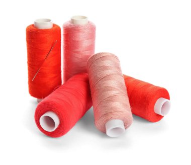 Farklı tonları beyaz zemin üzerine kırmızı ve pembe konuları