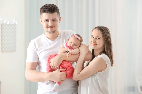 Happy young family — Stock Photo, Image