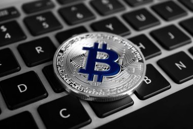 Klavye gümüş bitcoin