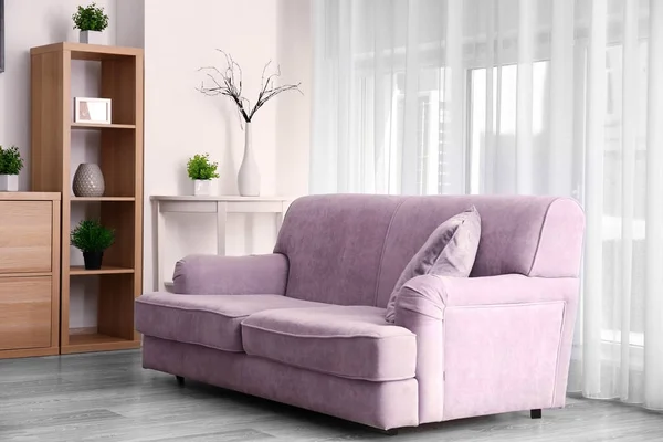 Interior Modern Room Cozy Sofa — Stock Photo, Image
