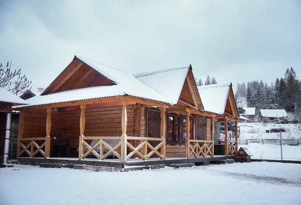 Comfortable log house — Stock Photo, Image