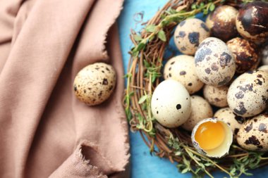çiğ bıldırcın yumurtası 
