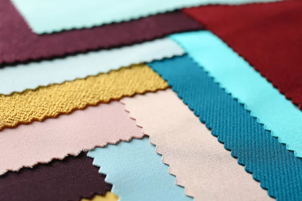 Sampel kain berwarna — Stok Foto