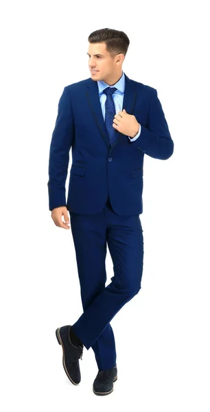 Handsome man in elegant suit — Stock Photo, Image