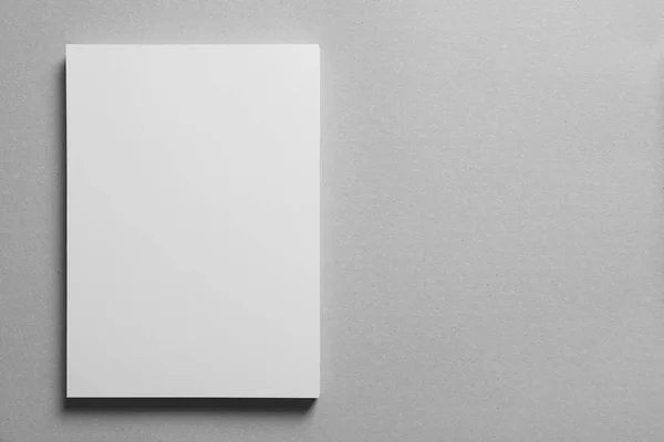 Foglio Carta Bianco Sfondo Chiaro Finto Design — Foto Stock