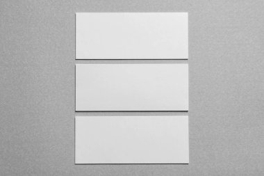 Açık renkli boş kartlar. Tasarım için alay