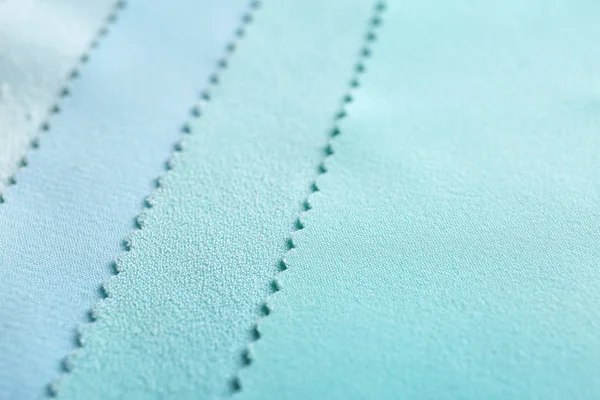 Blue Fabric Samples Closeup — Stock Photo, Image