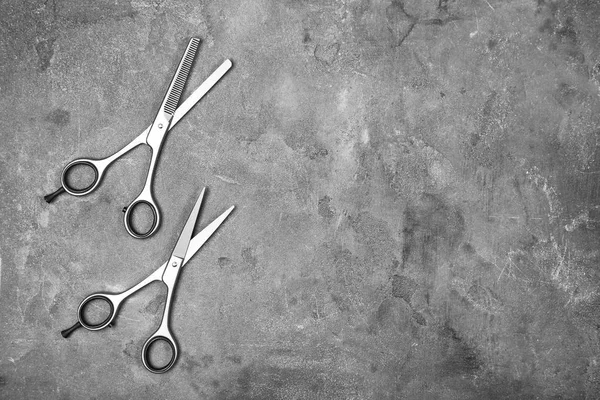 Professional hairdresser scissors — Stock Photo, Image