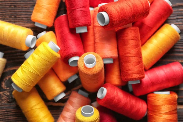 Set of color sewing threads — Stock Photo, Image