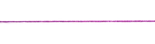 Purple Thread Isolated White — Stock Photo, Image