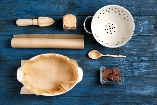 Utensílios de cozinha para pastelaria — Fotografia de Stock