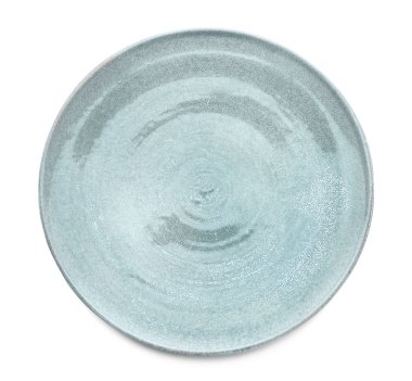 beyaz arkaplanda seramik plaka