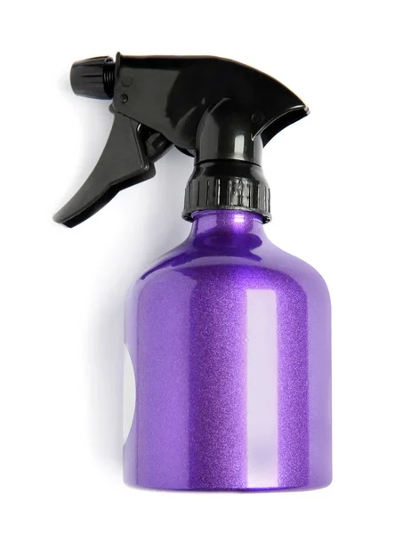 Professional Hairdresser Spray White Background — Stock Photo, Image