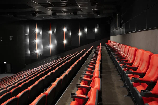 Leeres Kino Mit Bequemen Stühlen — Stockfoto