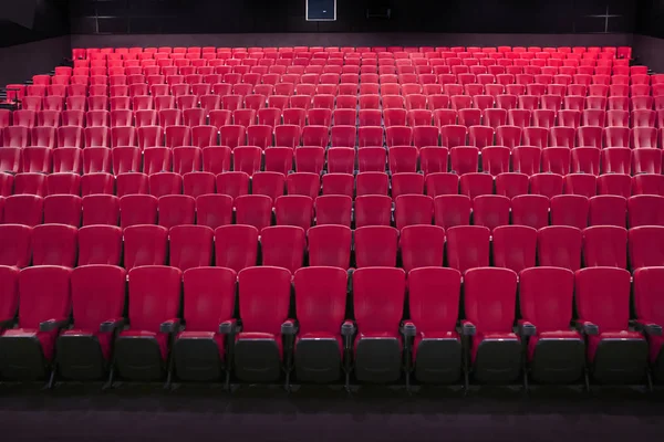 Lege Cinema Met Comfortabele Stoelen — Stockfoto