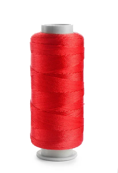 Spool Sewing Thread White Background — Stock Photo, Image