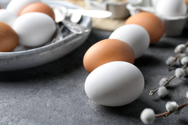 Курячі Яйця Столі — стокове фото