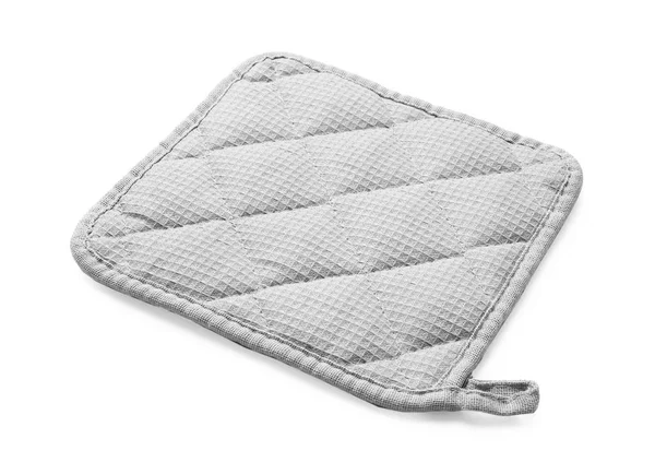 Forno Potholder Para Pratos Quentes Sobre Fundo Branco — Fotografia de Stock