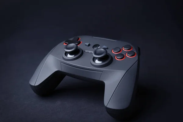 Video Game Controller Donkere Achtergrond — Stockfoto